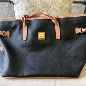 Black Leather Dooney & Bourke